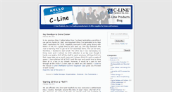Desktop Screenshot of blog.c-lineproducts.com